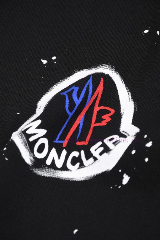 R-9523 MONCIER Mouth Mask 2025 Spring/Summer New Round Neck Short Sleeve T-shirt32 Count Double yu9h1ntu - Image 7