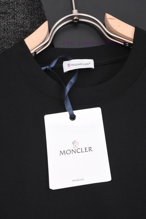 R-9523 MONCIER Mouth Mask 2025 Spring/Summer New Round Neck Short Sleeve T-shirt32 Count Double yu9h1ntu - Image 8