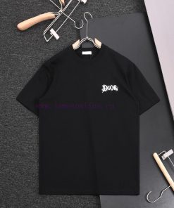 R-9527 DI * OR Dior 2025SS Couple's Short Sleeved T-shirt~Brand New Element Front And Rear Lett zn2yn20g