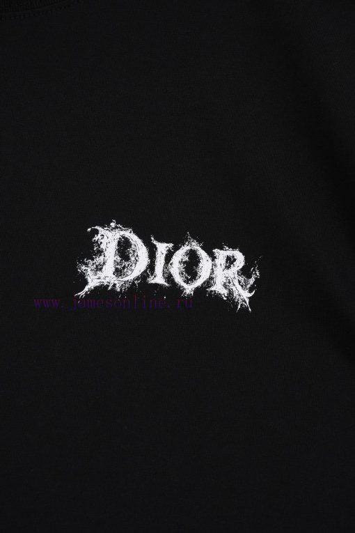 R-9527 DI * OR Dior 2025SS Couple's Short Sleeved T-shirt~Brand New Element Front And Rear Lett zn2yn20g - Image 5