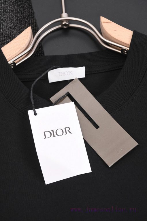 R-9527 DI * OR Dior 2025SS Couple's Short Sleeved T-shirt~Brand New Element Front And Rear Lett zn2yn20g - Image 8