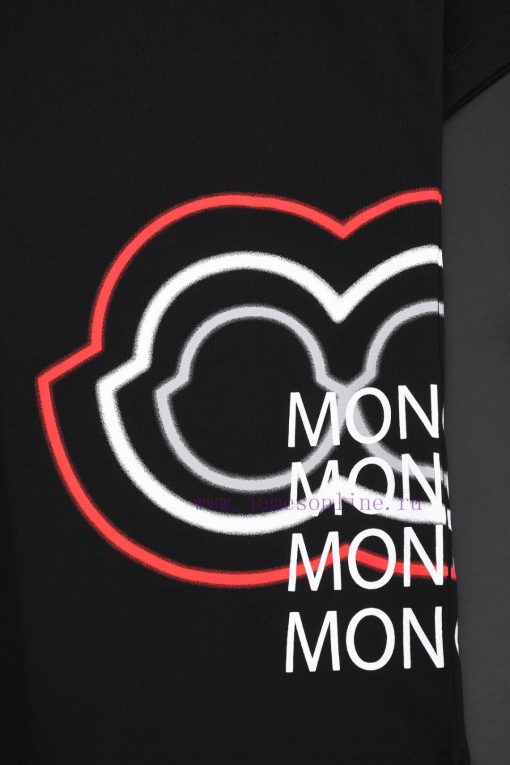 R-9525 MONCIER Mouth Mask 2025 Spring/Summer New Round Neck Short Sleeve T-shirt32 Count Double diffvwnj - Image 6