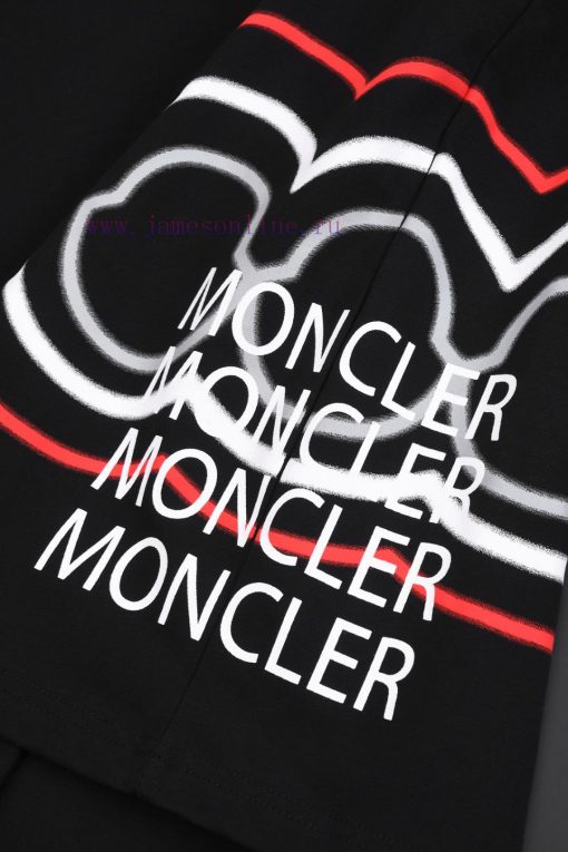 R-9525 MONCIER Mouth Mask 2025 Spring/Summer New Round Neck Short Sleeve T-shirt32 Count Double diffvwnj - Image 7