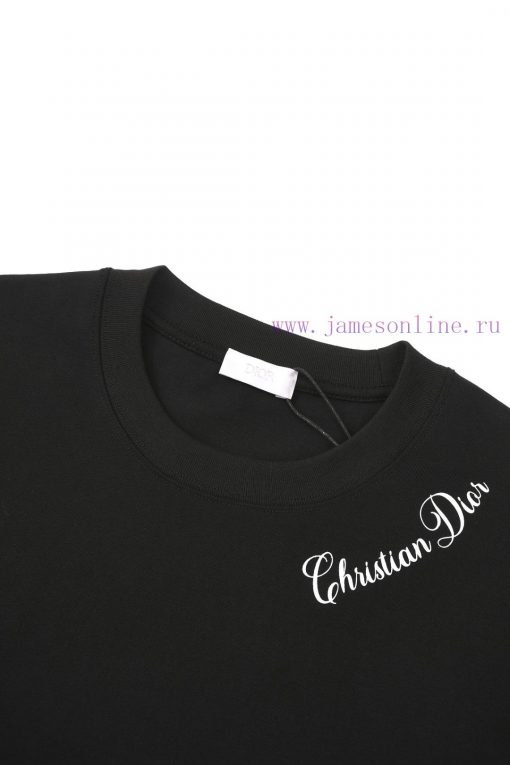 R-9530 DI * OR Dior 2025SS Couple's Short Sleeved T-shirt~Brand New Element Front And Rear Lett wfaevspk - Image 4