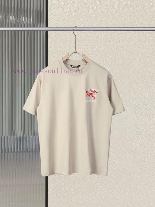 R-9528 2025ss ARC'TERYX Archaeopteryx New Short Sleeved T-shirt Front And Back Plush Technology cnqinsv1