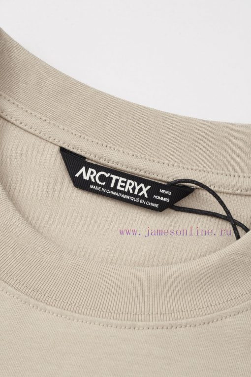 R-9528 2025ss ARC'TERYX Archaeopteryx New Short Sleeved T-shirt Front And Back Plush Technology cnqinsv1 - Image 5