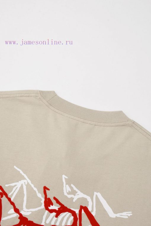 R-9528 2025ss ARC'TERYX Archaeopteryx New Short Sleeved T-shirt Front And Back Plush Technology cnqinsv1 - Image 13