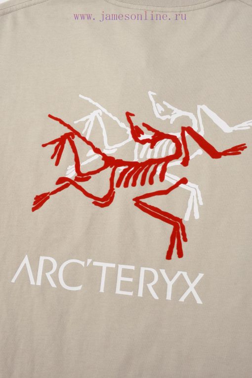 R-9528 2025ss ARC'TERYX Archaeopteryx New Short Sleeved T-shirt Front And Back Plush Technology cnqinsv1 - Image 14