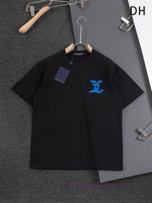 Louis Vuitton Micro Width S-Xl25SS New Product Runway Style High-end Flower Cloud Letter Printe hdk8nz1g - Image 2