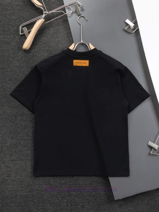 Louis Vuitton Micro Width S-Xl25SS Early Spring New Product Show Collar Letter 🪡 Embroidered An zp80olo3 - Image 3