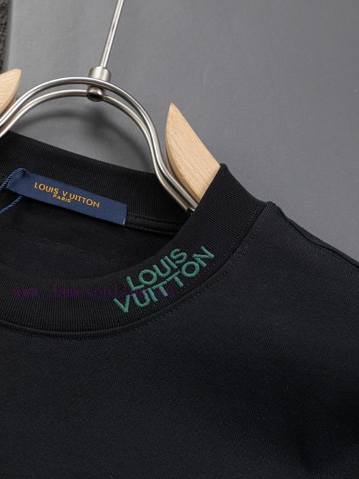 Louis Vuitton Micro Width S-Xl25SS Early Spring New Product Show Collar Letter 🪡 Embroidered An zp80olo3 - Image 5