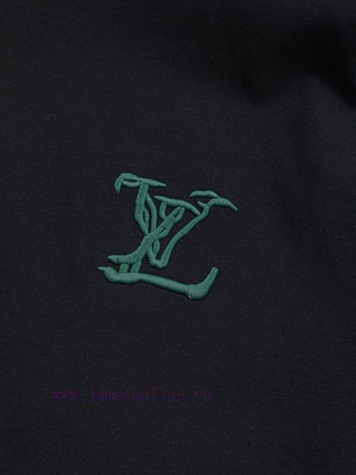 Louis Vuitton Micro Width S-Xl25SS Early Spring New Product Show Collar Letter 🪡 Embroidered An zp80olo3 - Image 8