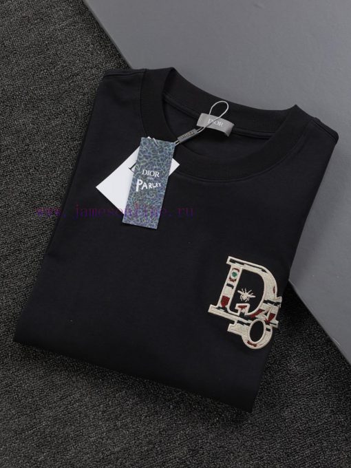 Dior Micro Width Edition S-XLCD 25ss New Product Eternal Classic Chest CD Little Bee Embroidery zvtgf29x - Image 4