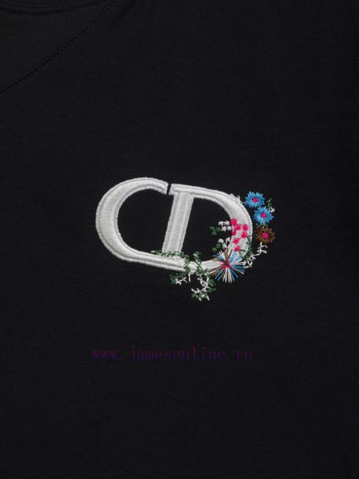 Dior Micro Width Edition S-XLCD 25ss New Product Eternal Classic CD Letter Flower Embroidery 🪡 6t4maka1 - Image 8