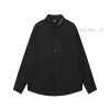 New Balenciaga 𝘽𝘼𝙇𝙀𝙉𝘾𝙄𝘼𝙂𝘼 BLCG 24SS Collar Letter Embroidery Simple Embroidery Long Sleeved Shi h5fuvshw