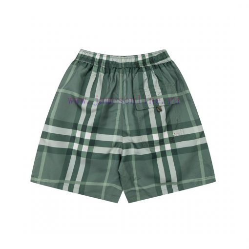 Burberry 2022 Spring/Summer New Burberry Plaid Elastic Drawstring Shorts Lined With Mesh Lining 8ymq5dc5 - Image 3