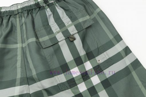 Burberry 2022 Spring/Summer New Burberry Plaid Elastic Drawstring Shorts Lined With Mesh Lining 8ymq5dc5 - Image 6