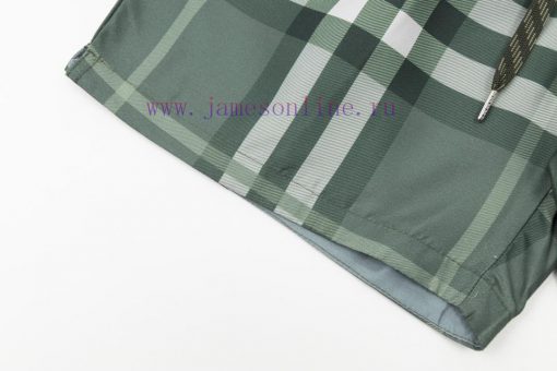 Burberry 2022 Spring/Summer New Burberry Plaid Elastic Drawstring Shorts Lined With Mesh Lining 8ymq5dc5 - Image 9