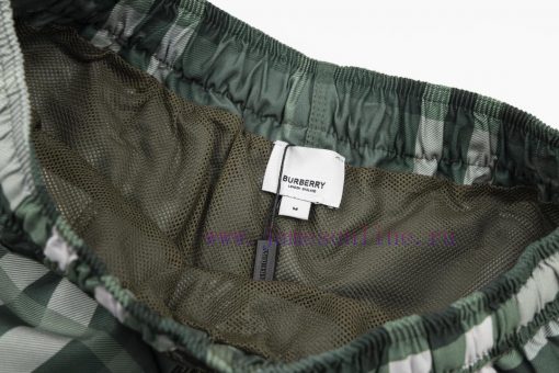 Burberry 2022 Spring/Summer New Burberry Plaid Elastic Drawstring Shorts Lined With Mesh Lining 8ymq5dc5 - Image 10