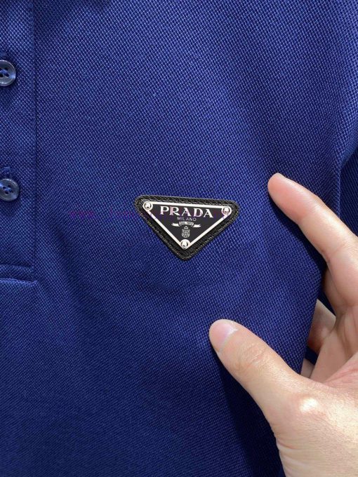 Parda Prada 25SS Official Website Three-dimensional Classic Triangle Lapel Long Sleeved Polo Sh 4h8inw3j - Image 8