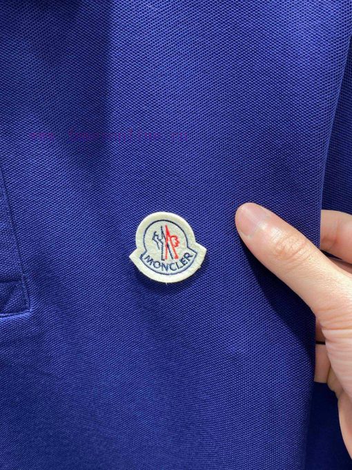 MONCLER/25SS Official Website 3D Logo Lapel Long Sleeved Polo ShirtA T-shirt That Is Simple Yet sw2obig6 - Image 8