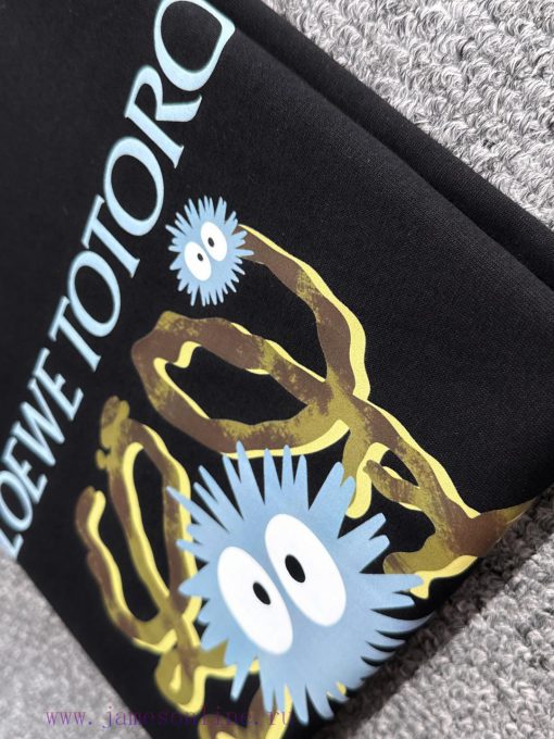 LOEWE 2025 Printed Short Sleeve High Quality Original Short Sleeve Top Manufacturing Technology 1xfxylh9 - Image 8