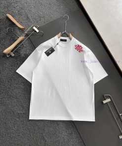 CHANEL 25SS Summer New Round Neck Short Sleeve T-shirt 270g Heavy Duty High End Pure Cotton Fab 46ivrtdx