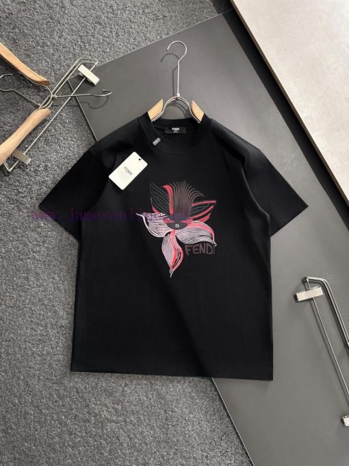 FD 2025SS Spring/Summer Round Neck Fashion Short Sleeve T-shirt Synchronized With The Official m0gf5n2p - Image 2