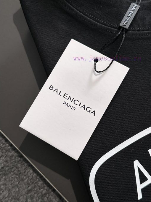 BAL 2025SS Spring/Summer Round Neck Fashion Short Sleeve T-shirt Synchronized With The Official ireov1l4 - Image 6