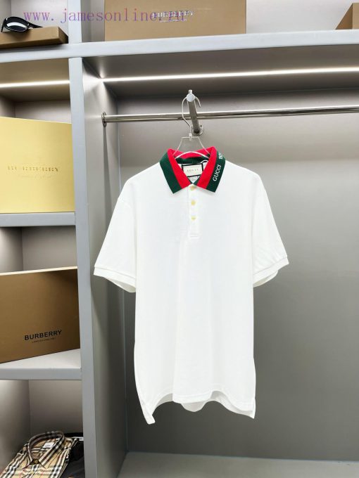 GUCC Ⅰ Gucci Collar Embroidered New Polo ShirtOriginal Fabric Original Customized Accessories O bzkqwsud