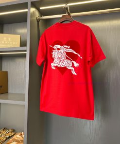 Back Heart-shaped Equestrian Knight Logo Cotton T-shirt BUR Flagship Sharp Goods The Treasure O kgpvts9j