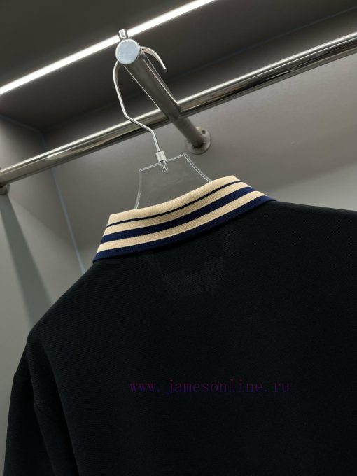 GUCC Ⅰ Gucci Double G Embroidered New Polo ShirtOriginal Fabric Original Customized Accessories 0mfk07vf - Image 9
