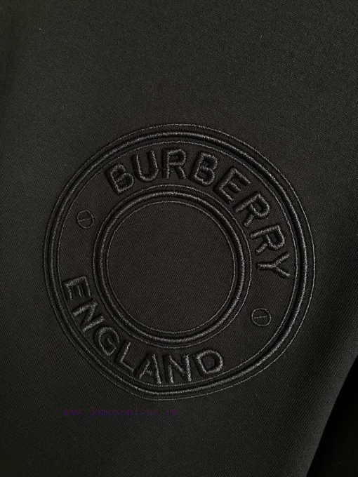Burberry Round Embroidered Short Sleeved T-shirt With Micro LogoBUR Flagship Premium Goods The tprectr5 - Image 7