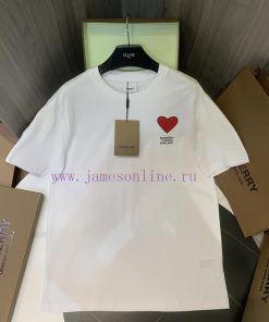 Burberry 2024 SS Limited Edition Valentine's Day Limited Edition Couple T-shirt Is Simply In Li dv8cxyjm