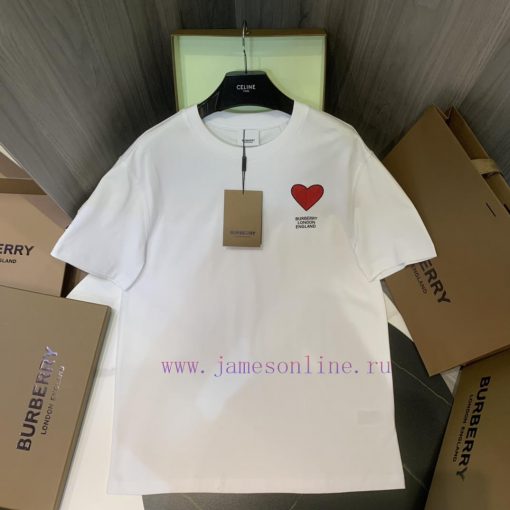 Burberry 2024 SS Limited Edition Valentine's Day Limited Edition Couple T-shirt Is Simply In Li dv8cxyjm - Image 2