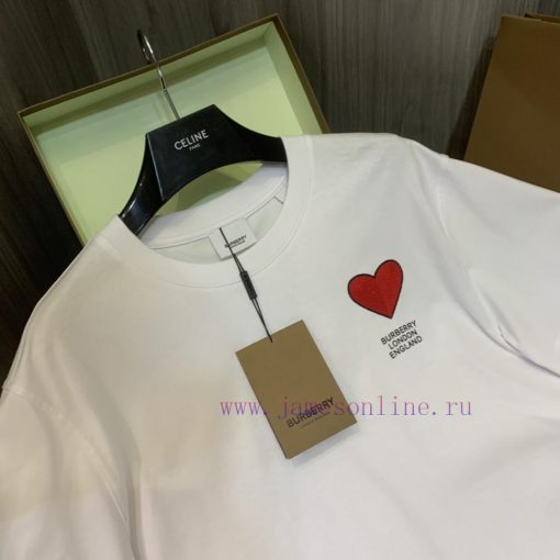 Burberry 2024 SS Limited Edition Valentine's Day Limited Edition Couple T-shirt Is Simply In Li dv8cxyjm - Image 3