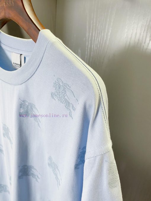 Equestrian Knight Logo Full Flower Cotton T-shirtBUR's Flagship Product The Treasure Of The Tow y7on84e5 - Image 6