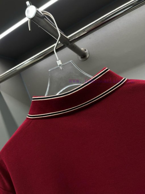 GUCC Ⅰ Gucci Woven Ribbon New Polo ShirtOriginal Fabric Official Same StyleUsing 210g Pure Cott n17e3ogp - Image 9