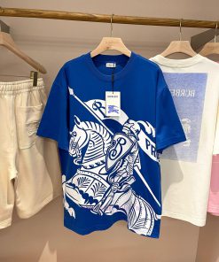 Equestrian Knight Printed Cotton Short SleeveBUR's Flagship Product The Treasure Of The Town St jn0pq77o