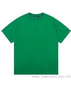 Louis Vuitton/Louis Vuitton 3D Embossed Short Sleeved ShirtExquisite Upgraded Logo Logo Inspire pjq6m9n5