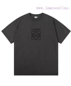 LOEWE Solid Color Embroidery 🪡 Exquisite Upgrade Of The Large Logo Inspired By The Retro Style zc520djy