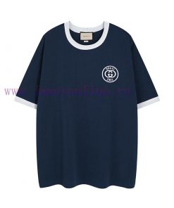 Gucci 23ss Latest Summer Logo Embroidered T-shirt Using Imported Matte Light Embroidery With Th k6hjgwzn