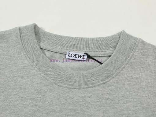 LOEWE Luo YiweiNew Embroidered Short Sleeved T-shirt With Bunny Pattern ®*Customized 280g All C gfxnaufw - Image 4