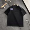 [Prada Prada]2025FW Embroidered Short Sleeve T-shirtColor Black WhiteSize XS S M LUpdate Time: 2u53ad2v