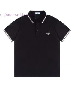 ️PRADA Collar Triangle Logo Polo ShirtUpgraded Inspired By Retro 80sOriginal Fabric Official Sa htmlltnp