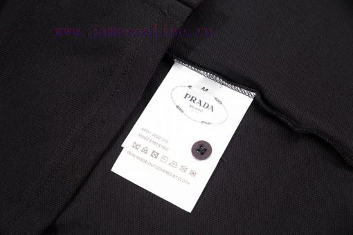 ️PRADA Collar Triangle Logo Polo ShirtUpgraded Inspired By Retro 80sOriginal Fabric Official Sa htmlltnp - Image 9