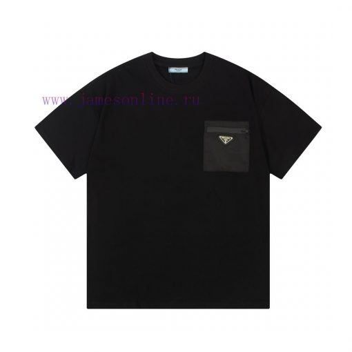 PRADA Zipper Pocket Triangle LogoThe Inspiration For Imported Machine Embroidery On The Logo Co izkht2np - Image 2