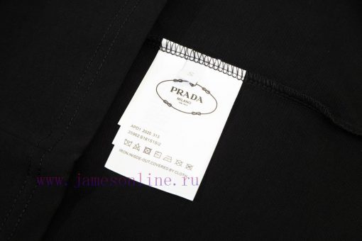 PRADA Zipper Pocket Triangle LogoThe Inspiration For Imported Machine Embroidery On The Logo Co izkht2np - Image 9