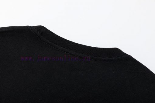 Burberry 2025 New Embroidered Warhorse Letter Logo Unisex Short Sleeved T-shirtCustomized 260g oorfy722 - Image 9