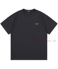 ARC TERYX 2025 New Embroidered Small Logo Unisex Short Sleeved T-shirtCustomized 260g 100% Doub v8mz7ro3